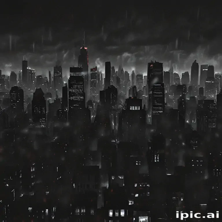 dark city background