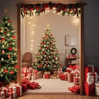christmas ig story background