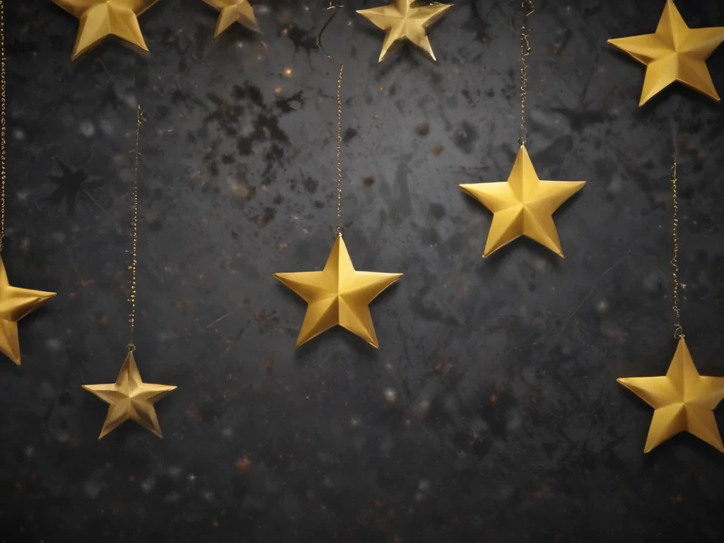 gold star background