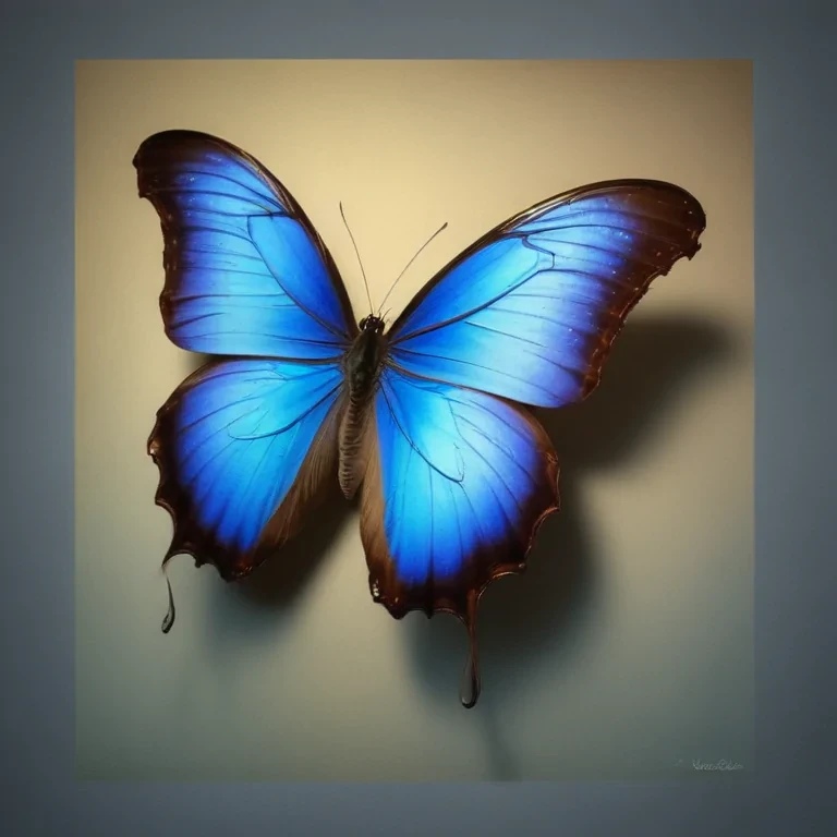 blue morpho butterfly
