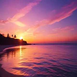 cute sunset wallpaper