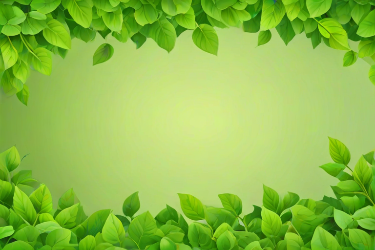 green background