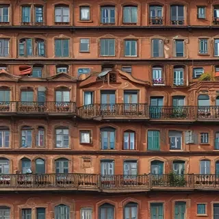 background of the house