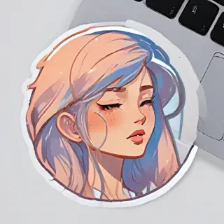 transparent aesthetic sticker