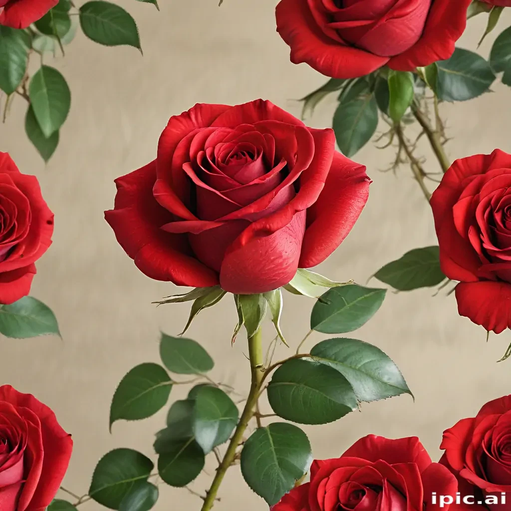 image of a red rose