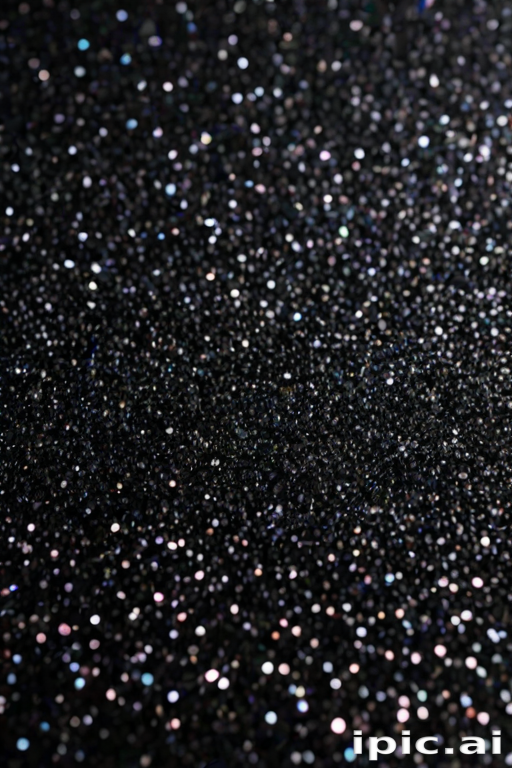 glitter background black