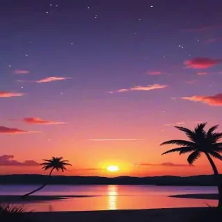 cute sunset backgrounds