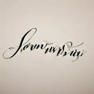 laura in cursive