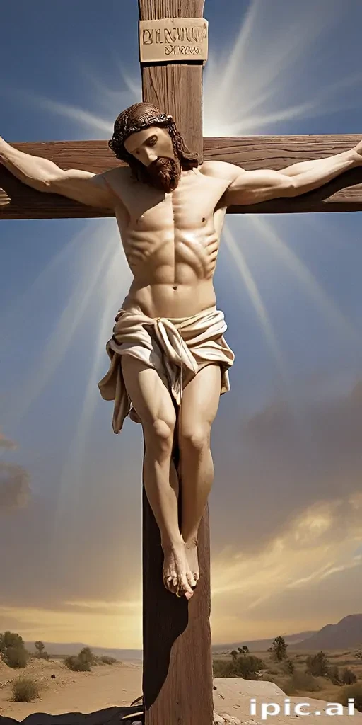 pictures of jesus on a cross