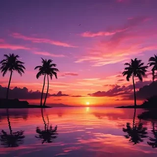 aesthetic sunset wallpaper