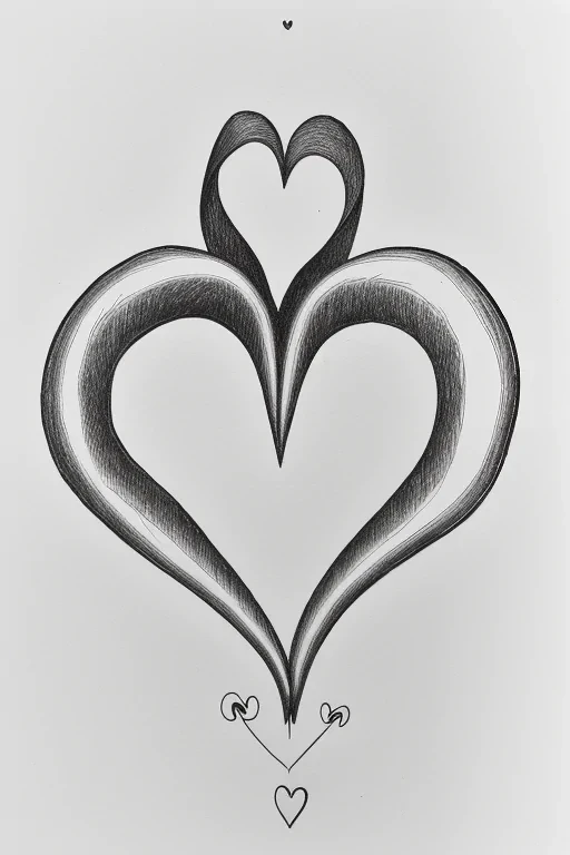 hand drawn heart