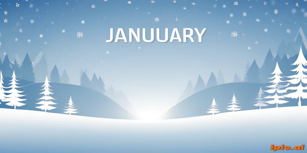january background