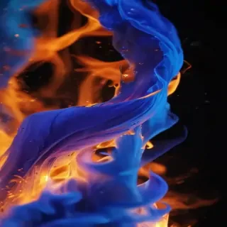 blue flame background