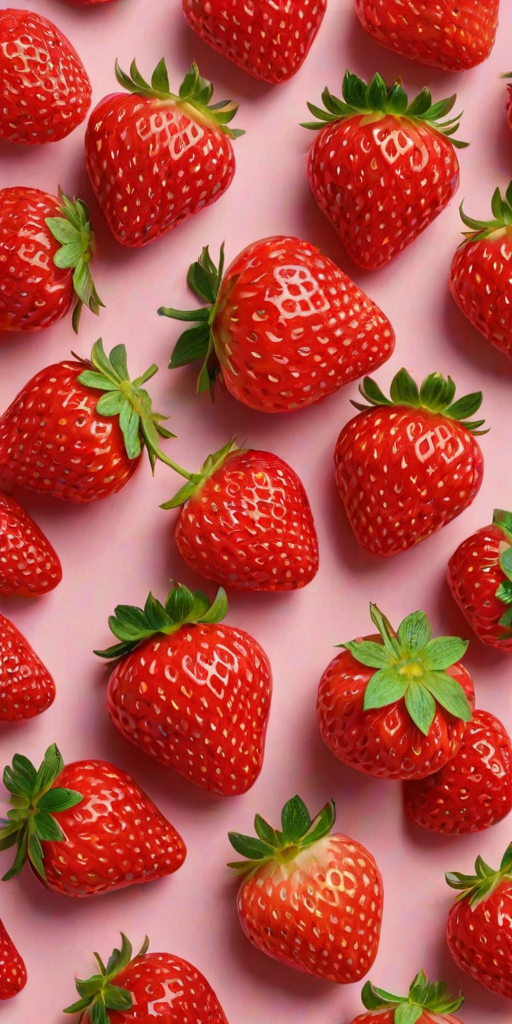 strawberry background aesthetic