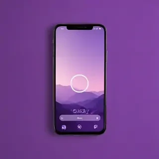 purple lockscreen