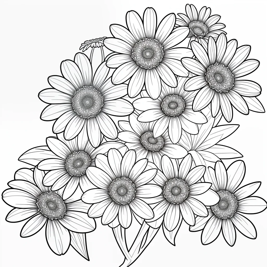 flower line art png