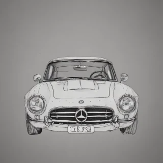 car doodle