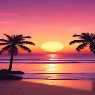 cute sunset backgrounds