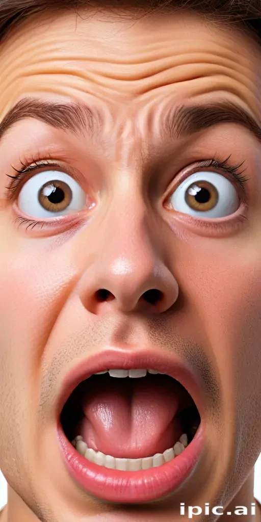 shocked face png