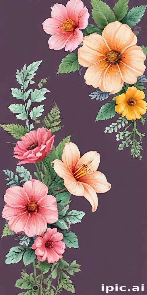 clipart borders flowers