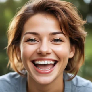 smiling face transparent