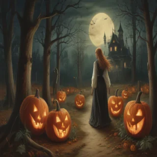 public domain vintage halloween art