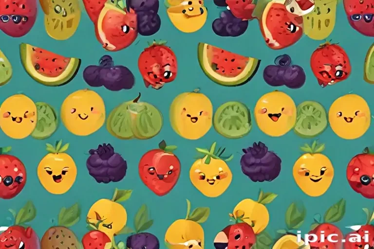 cartoon fruit