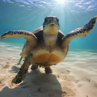 sea turtle desktop background