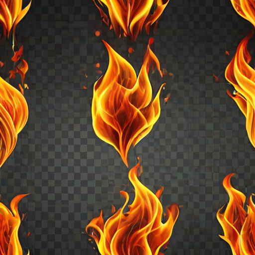 flames transparent background