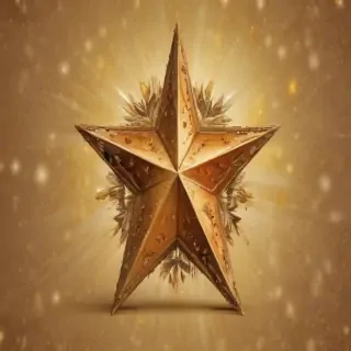 christmas star clipart
