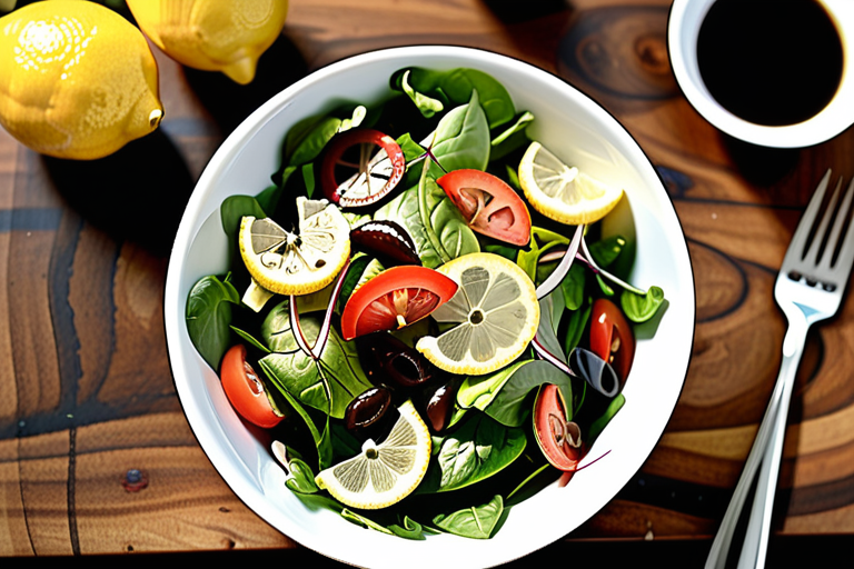 lemon and balsamic salad dressing