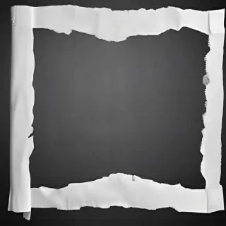 transparent background ripped paper