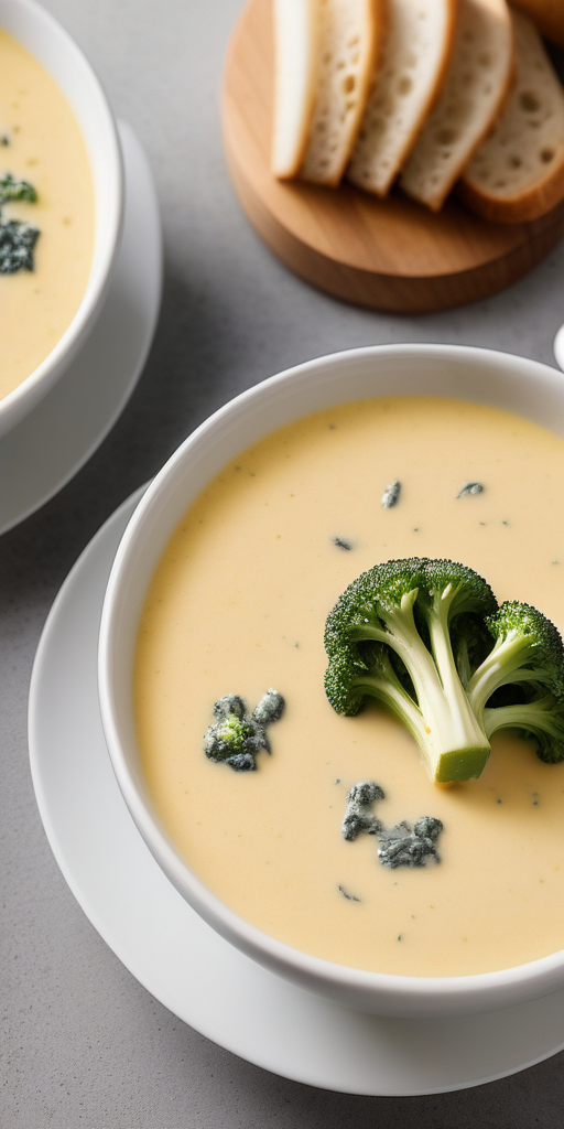 what to eat with broccoli cheese soup