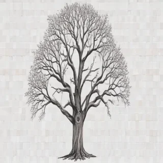tree drawing png