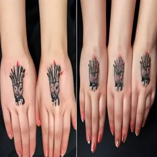 i love you sign language tattoo