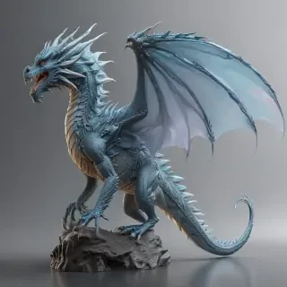 transparent dragon