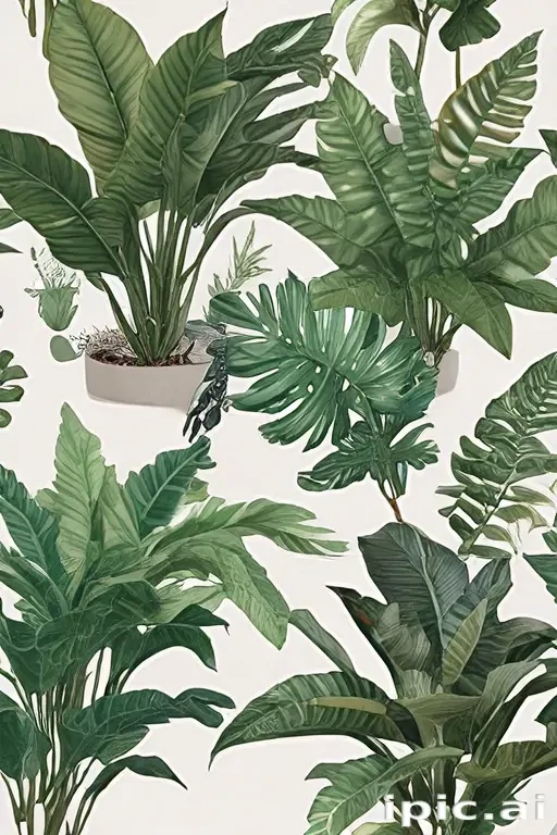 aesthetic plants png