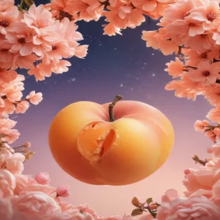 peach background aesthetic