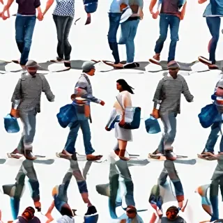 people walking png