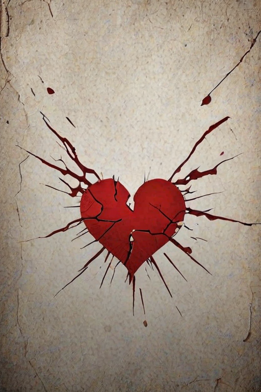 broken heart background