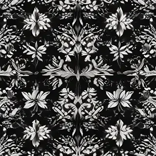 black with white pattern