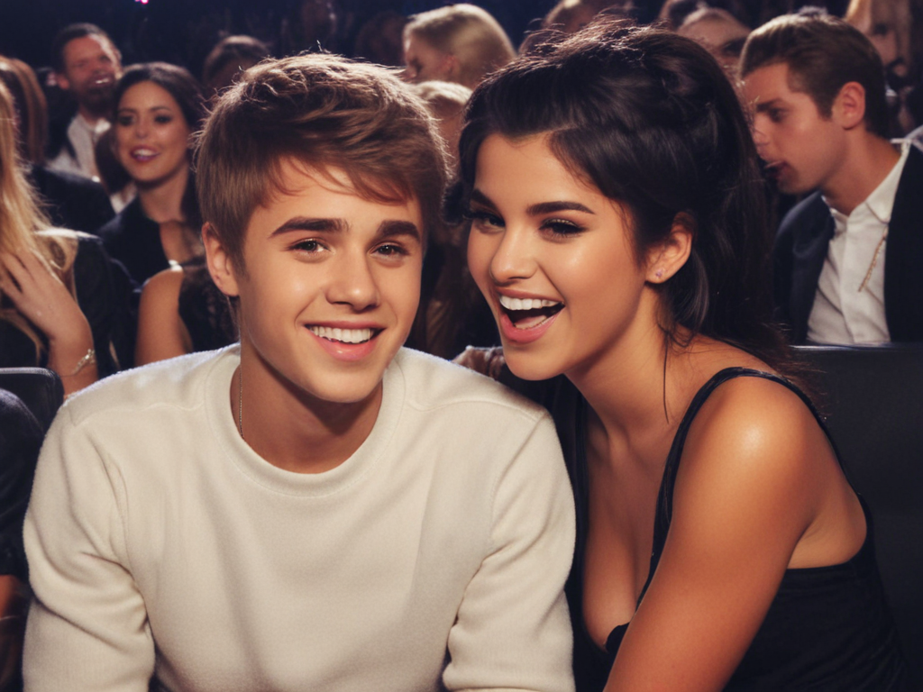 justin bieber reaction to selena gomez ama performance