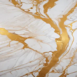 white and gold marble background