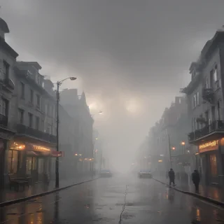 foggy background