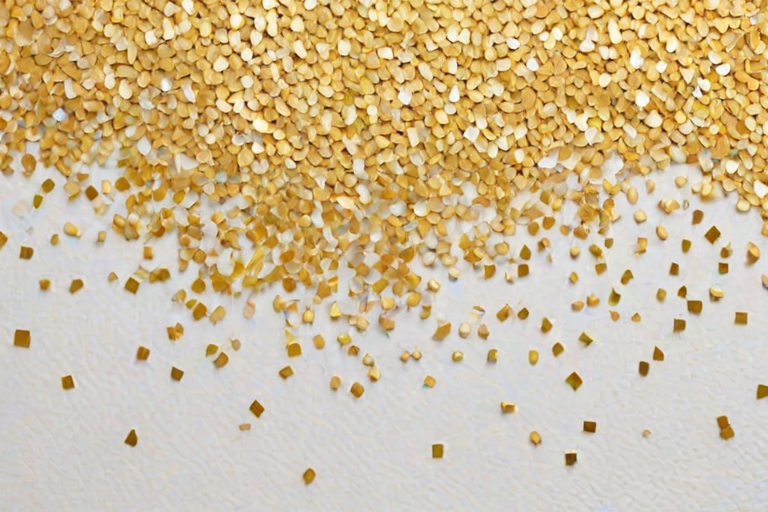 gold and white background