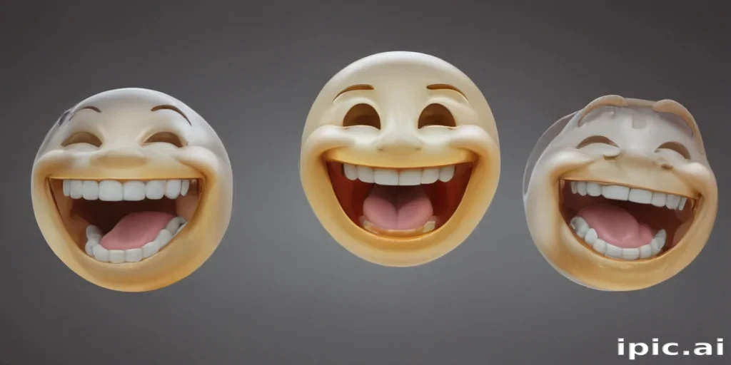 transparent laughing emoji