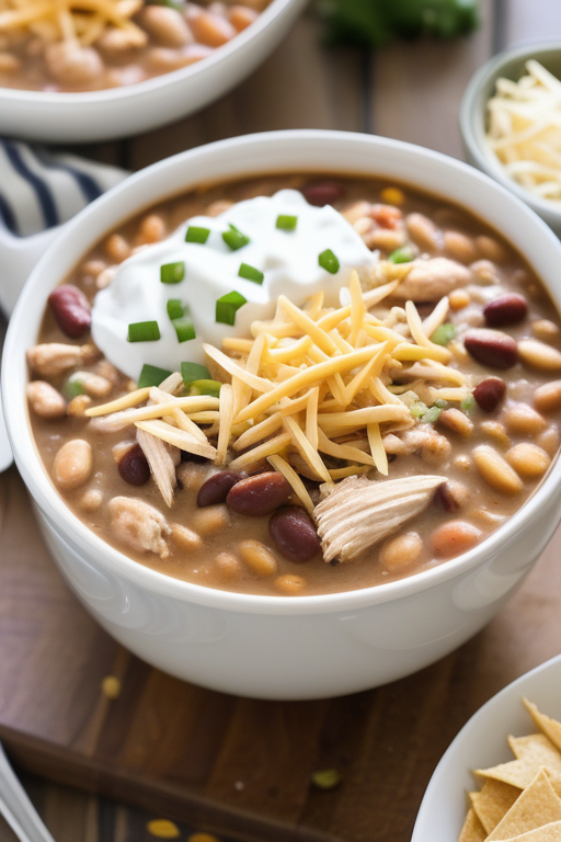 slow cooker cream cheese crack chicken chili