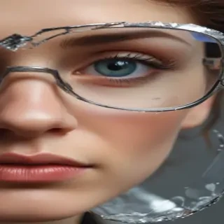 broken glasses png