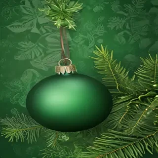 green christmas wallpaper
