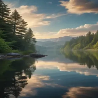 background lake